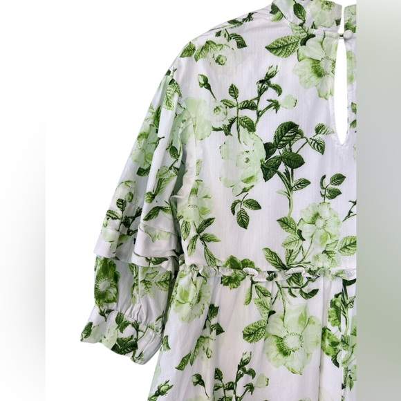 Anthropologie Maeve V-Neck Floral Tunic Dress - Picture 11 of 14